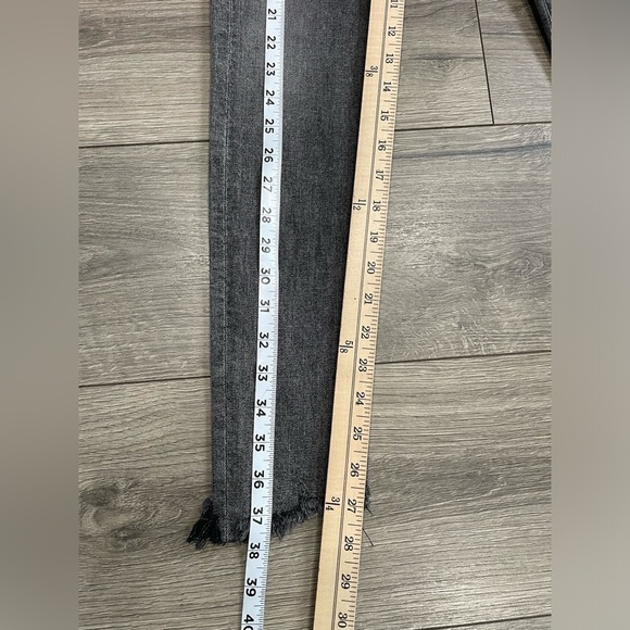 AGOLDE Sophie Hi Rise Destroyed Raw Skinny Jean 24 NEW - Picture 4 of 9